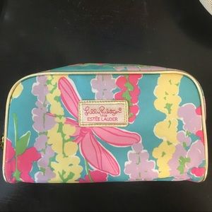 Lilly Pulitzer floral makeup bag